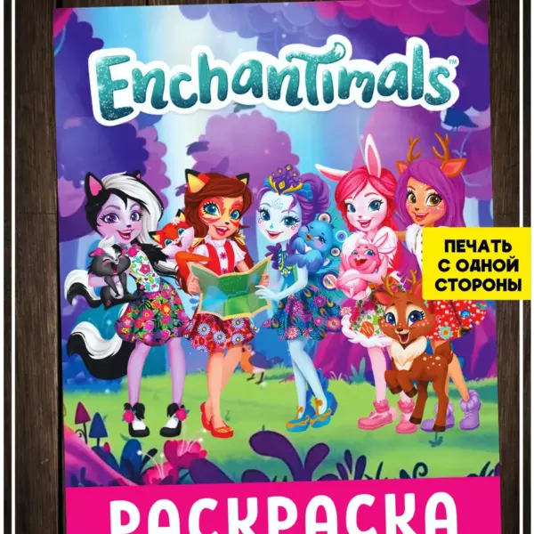 Раскраска - блокнот для девочек Энчантималс